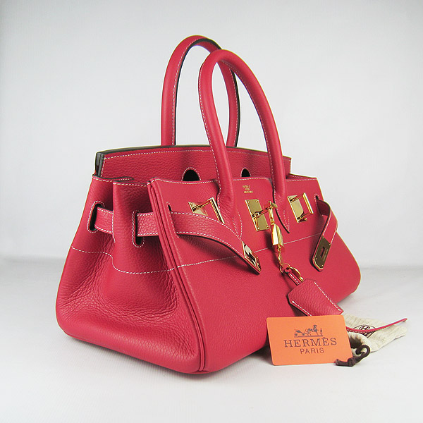 Cheap Hermes Birkin 42cm Replica Togo Leather Bag Red 6109 - Click Image to Close